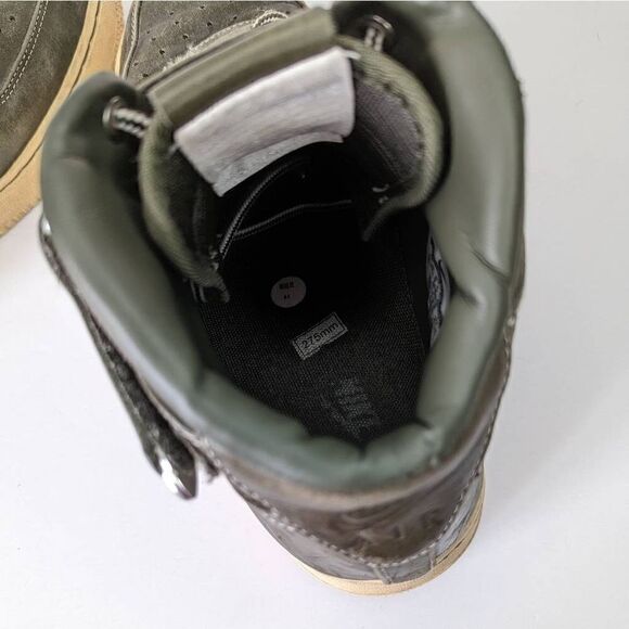 Nike Air Force 1 Premium Work Boot Dark Green Men's Size 9.5 - Picture 13 of 14